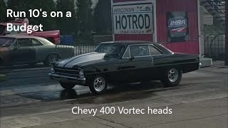 Chevy 400 Vortec Heads 256266050 106 ls Track tested [upl. by Remus]