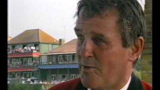 Harvey Smith Hickstead Derby interview 1990 jumpoff Nick Skelton Joe Turi [upl. by Magree]