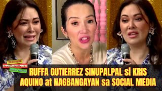 Kris Aquino NAPAHIYA sa BANAT ni Ruffa Gutierrez Sa Kaniya Dahil kay Herbert Bautista [upl. by Direj]