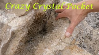 How to find crystals in a limestone quarry mineral collecting club trip My best finds of the year [upl. by Ahsenak489]