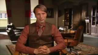 Hannibal Premiere Aperitif Interview Mads Mikkelsen [upl. by Limoli186]