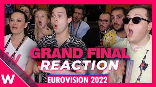 Eurovision 2022 Live reaction to grand final results [upl. by Jolenta]