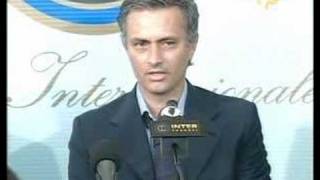 14 Presentazione Josè Mourinho Inter [upl. by Aidualc968]