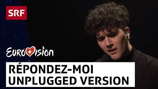 Gjons Tears Répondezmoi Unplugged Version  SRF [upl. by Noicnecsa]