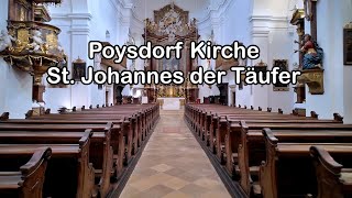 Poysdorf die Kirche St Johannes der Täufer im Weinviertel in Niederösterreich weinviertel [upl. by Leonhard723]