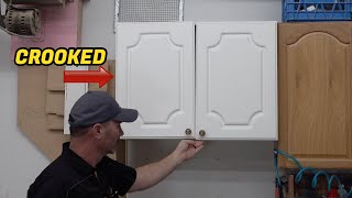 How To Align  Adjust Cabinet Door Hinges European style hinges [upl. by Trebron]