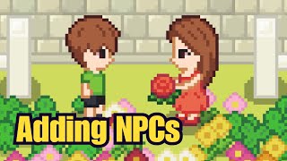 Adding NPCs to My Farming Game Schedules Dialogues Gifting and Romance🌹  Devlog 3 [upl. by Akcimehs494]