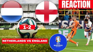 Netherlands vs England 12 Live Euro 2024 Football Match Score Commentary Highlights Three Lions [upl. by Aerdnu879]