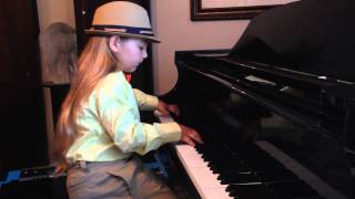 7 year old Elias plays Bumble Boogie Flight of the Bumblebee jazzed up by Jack Fina [upl. by Earle610]