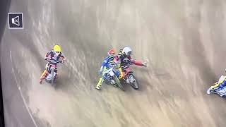 Apator Torun WTS Wroclaw Dudek crash [upl. by Seravaj]