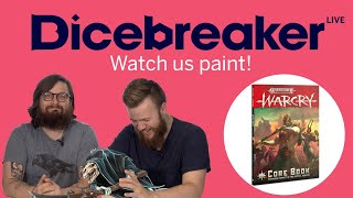 Dicepainter Live  We paint Warcry warbands Nighthaunt and Gloomspite Gitz [upl. by Tigirb]