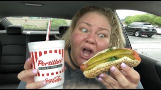 Portillos Mukbang Trailer Trash Tammy [upl. by Avika]