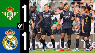 Real Betis 11 Real Madrid  HIGHLIGHTS  LaLiga 202324 [upl. by Novrej545]