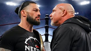 FULL MATCH Goldberg vs Roman Reigns wwe 2k24 wrestling gameplay [upl. by Fairweather814]