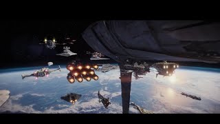 Rebel Fleet arrives to Scarif Scene  Rogue One A Star Wars Story 2016 [upl. by Eelyah9]