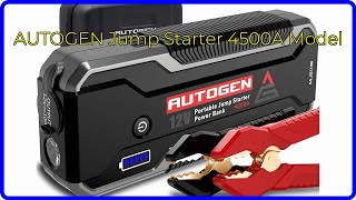 REVIEW 2024 AUTOGEN Jump Starter 4500A Model ESSENTIAL details [upl. by Calvin]