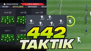 FIFA 22 442 Taktik 🥇 Formation amp Anweisungen nach dem Patch [upl. by Rotceh253]