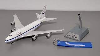 Inflight 200 Boeing 747SP SOFIA N747NA 1200 Scale Model Airplane Review [upl. by Wappes]