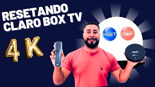 INCRÍVEL como RESETAR CLARO BOX TV 4 K ULTRA HD [upl. by Dray333]