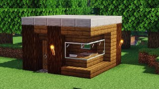 ✔ Como hacer una CASA para PRIMER DIA de Survival en Minecraft [upl. by Adnilak]