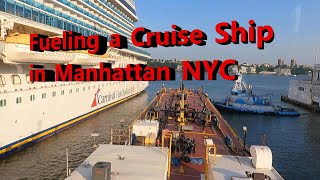 Fueling a Cruise Ship in Manhattan NYC [upl. by Gilleod606]