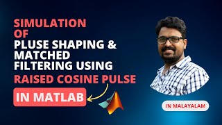 Simulation of Pulse shaping amp matched filtering using raised cosine in MATLAB  step by step [upl. by Pallaton]