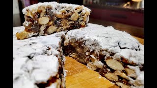 PANFORTE FATTO IN CASA panforte ricetta panforte toscano panforte fatto con videoricetteinsieme [upl. by Aihsit]