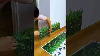 Interior decoration 3D wall stickers Selfadhesive wallpaper waterproof and oilproof3d part 29 [upl. by Nahtad119]