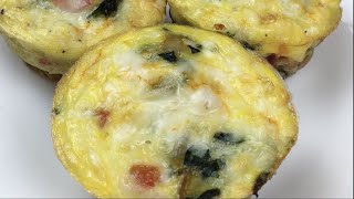 Crustless Quiche Muffins [upl. by Aivato]