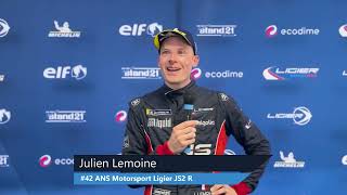 2023 LeCastelletHeat Race 1  Winner Press Conference [upl. by Danella]