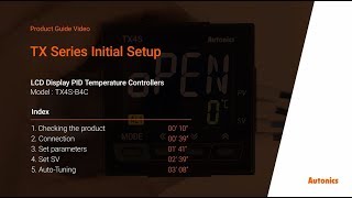 Autonics Tutorial  TX Series Initial Setup [upl. by Etty851]