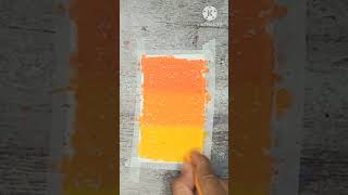 how to blend oil pastels part 1 tips and tricks for beginners  camel oil pastels shorts [upl. by Aivatnuahs]