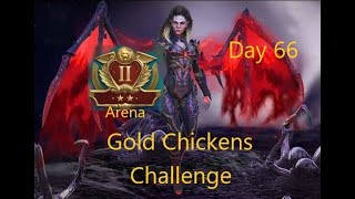 Already in Arena Gold Tier 2  Day 66 Gold Chickens Challenge Raid Shadow Legends [upl. by May]