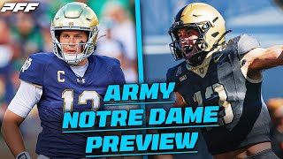 Notre Dame vs Army Preview and Prediction  PFF [upl. by Renado]