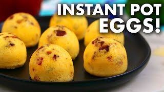 INSTANT POT EGGS – Hard Boiled Egg Bites  Casserole [upl. by Eniawtna559]