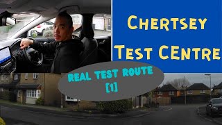 Chertsey Driving Test Centre  REAL Test Route 1  Full Commentary [upl. by Berghoff]