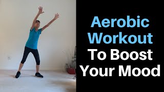 Low Impact Aerobic Workout To Boost Your Mood  25 Minute Senior Fitness Videos [upl. by Xyla]