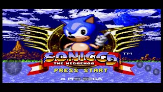 Mdemu Android Sega CD Sonic CD Best Lesson in Hindi amp Gameplay [upl. by Laefar720]