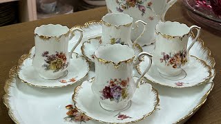 Антикварный сервиз конца 19 века и прекрасные вазы от Royal Worcester [upl. by Asilaj]