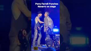 Punch Fest at Jane’s Addiction Show Perry Farrell vs Navarro amp Avery [upl. by Nauqas]