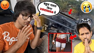 Sourav Joshi React On Mr Indian Hacker Accident 😱  Dilraj Rawat Accident  Sourav Joshi vlogs [upl. by Sergio]