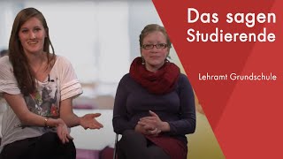 quotDas sagen die Studentinnenquot  Lehramt Grundschule Staatsexamen studieren [upl. by Klara]