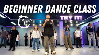 7 mins beginners hiphop dance class warm up for you to follow along at home [upl. by Tenney]