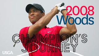 Tiger Woods 2008 US Open Victory at Torrey Pines  Every Televised Shot  Champions Journey [upl. by Notnerb]