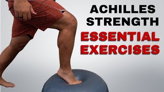 Achilles Rehab For Runners 4 Essential Strength Training Exercises [upl. by Shamus]