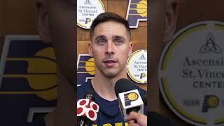 TJ McConnell on Teams Mentality Entering the Season  Indiana Pacers [upl. by Aivul]