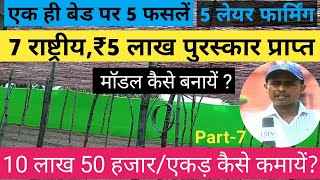 How to Earn 10 Lakh per Acre  Multilayer Farming Organic Farming Business ModelA 2 ZजानकारीPrt7 [upl. by Ahseuqram]