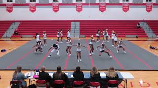 Essex High School at 1A East Regional Cheer Competition 2024 [upl. by Nuahc880]