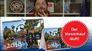 Kalender 2019  Freizeitpark  Achterbahn Kalender  ParkScout amp RideReview [upl. by Airalednac]