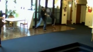 Surveillance video from Seattle Pacific University shooting [upl. by Atig]